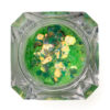Glitter green sequin